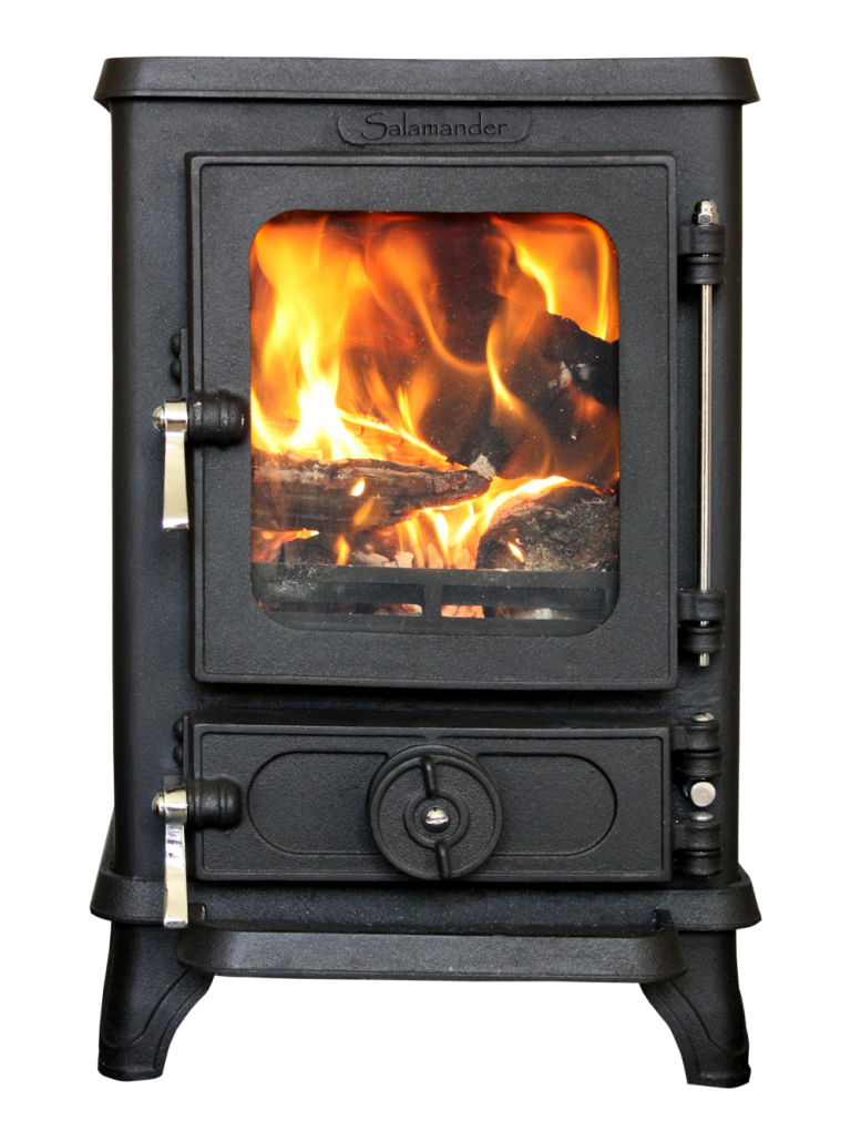 The Tiny Salamander SE Stove With Flue Kit