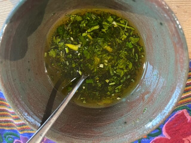 Salamander Stoves New Cooking Series 3 Parnsip Spinach and Coconut Curry Soup Garlic Herb Oil